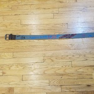 Diesel Navy Blue Canvas Belt